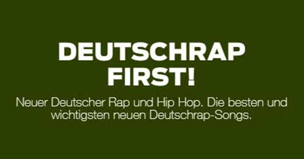 I Love Deutschrap First!