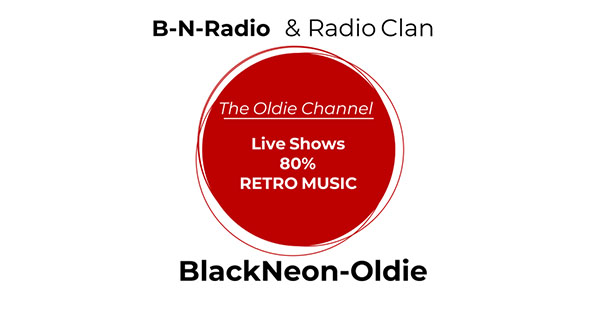 Black Neon Radio Oldie