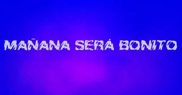 Mañana Será Bonito